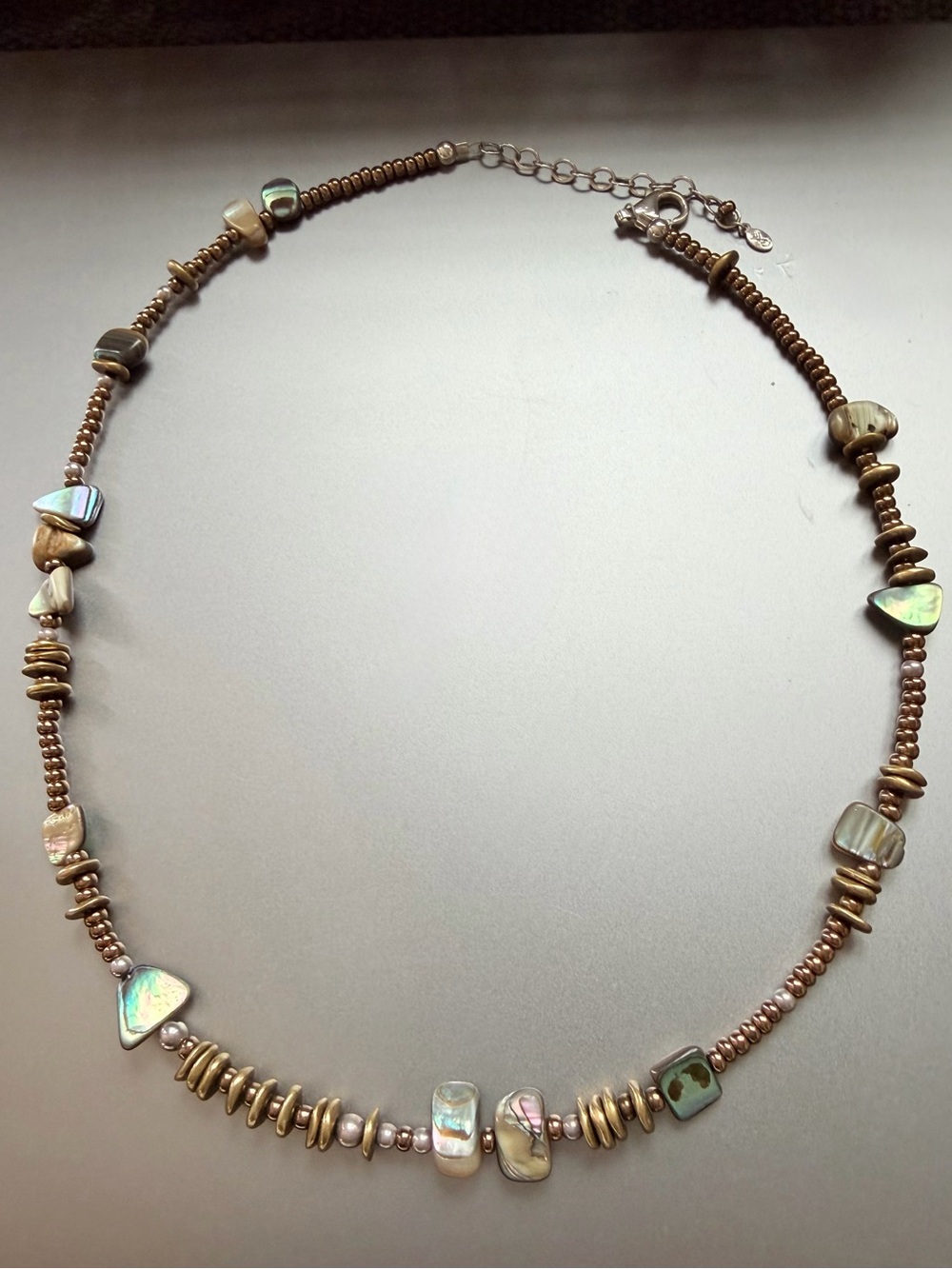 Silpada Designs Bronze Seed Bead Necklace